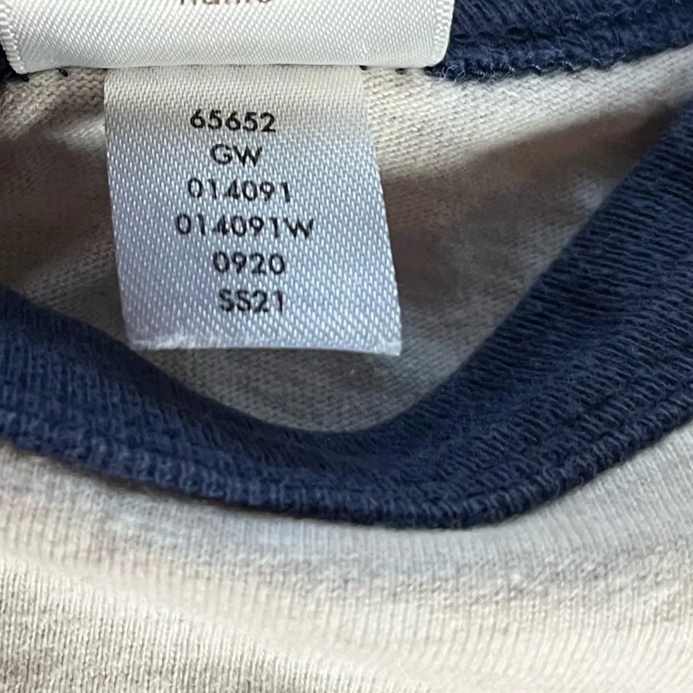 Hanna Andersson Baseball Raglan Tee Retro Car Graphic Curved Hem Size 4